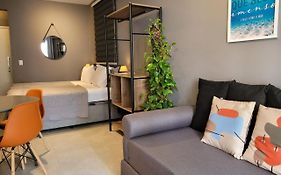 Varanda Mar - Estudio Em Santos Na Quadra Da Praia